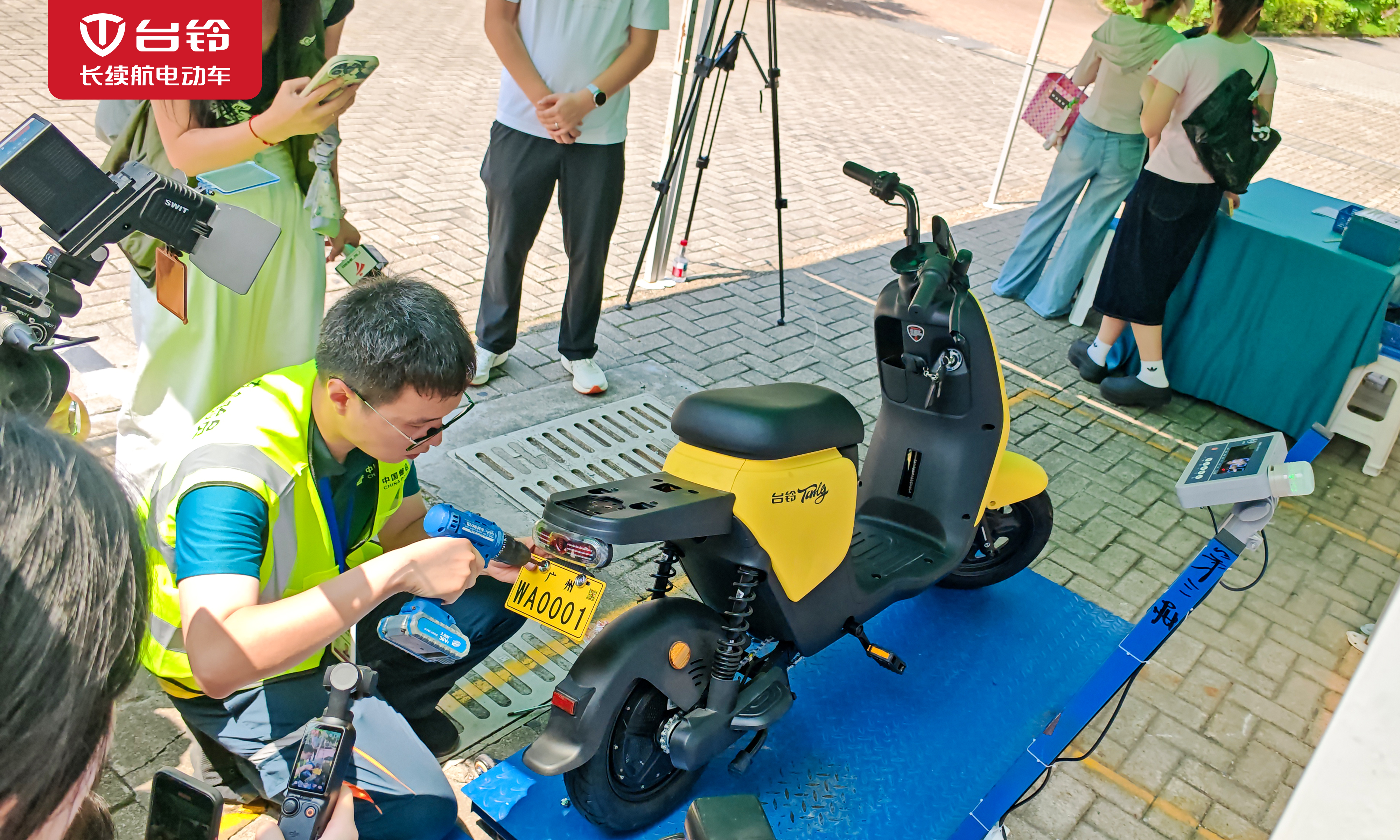 0001号！台铃获得首张广州新国标外卖车专用号牌！